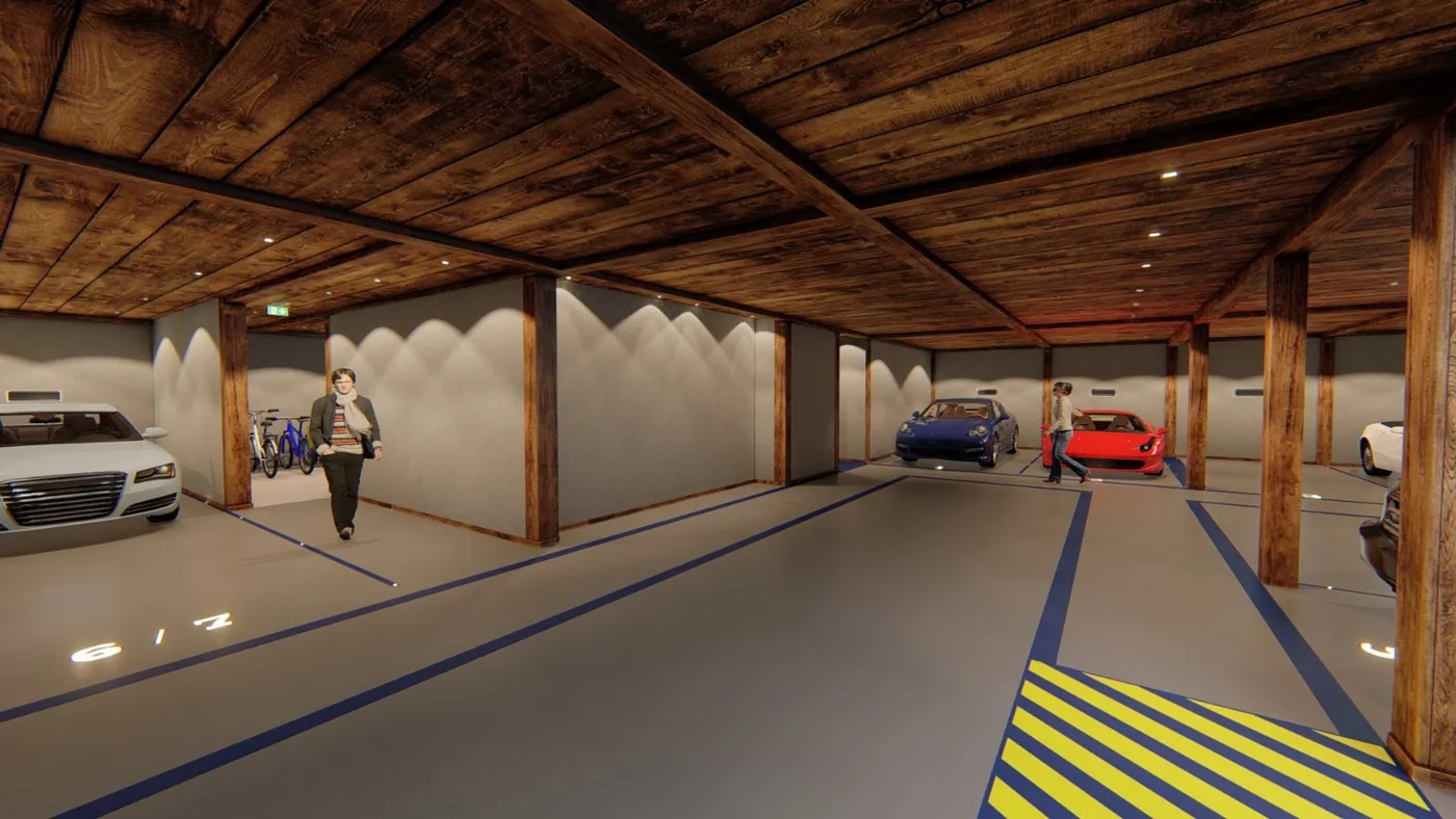 Garage multi-véhicules du chalet de Valmorel